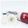 Dmantis D45 Lot de 12 volants d'entraînement larges et durables en plumes Hybird pour badminton et jeu de sports d'intérieur et 