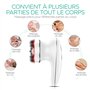 VOYOR Appareil de Massage Anti Cellulite Electrique Massage Cellulite Masseur pour Tete Dos Pied Visage Cervicale avec 3 Têtes M