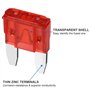 URAQT 120PCS Mini Fusible de Voiture, Kit D'assortiment de Fusibles de Lame de Voiture, Ensemble de Fusibles de Lame de Camion d