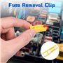 URAQT 120PCS Mini Fusible de Voiture, Kit D'assortiment de Fusibles de Lame de Voiture, Ensemble de Fusibles de Lame de Camion d