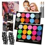 URAQT 2Pcs Peinture Corporelle Lumineux pour Visage Corps