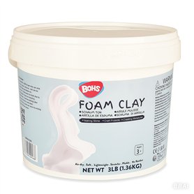 BOHS Pâte à modeler en mousse blanche – Séchage à l'air libre – Idéale pour cosplay