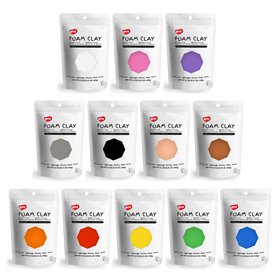 BOHS Ensemble de Pâte à Modeler 12 Couleurs qui Sèche à l'Air (1.2 kg) – Douce et Moelleuse pour Cosplay