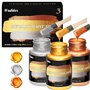 Wadities Peinture Arylique Métallique Or & Argent & Bronze 375ml