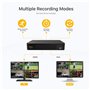 Anlapus 8CH 1080P H.265+ TVI DVR Enregistreur Vidéo Numérique, Détection de Mouvement & Alerte Instantanée, Compatible avec Camé
