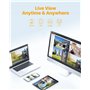 Anlapus 8CH 1080P H.265+ TVI DVR Enregistreur Vidéo Numérique, Détection de Mouvement & Alerte Instantanée, Compatible avec Camé