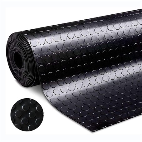 uyoyous Tapis de sol en caoutchouc 100 x 500 cm - Antidérapant - Revêtement de sol en caoutchouc - Protection de sol - Pour gara
