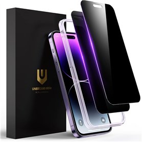UNBREAKcable Verre Trempé Pour iphone 14 Pro Max Anti Espion 6