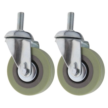 The Lord of the Tools Lot de 2 roulettes omnidirectionnelles universelles avec boulon M12 30 mm pour chaises