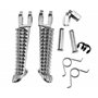 The Lord of the Tools Repose-Pieds Moto Arrière en Aluminium Conducteurs Gauche Droite 100mm Remplacement