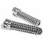 The Lord of the Tools Repose-Pieds Moto Arrière en Aluminium Conducteurs Gauche Droite 100mm Remplacement