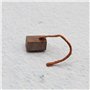 The Lord of the Tools 2 Paires Balais de Charbon Moteur 10x6x6mm Contenant du Cuivre pour Lève-vitre d'essuie-Glace Ventilateur 