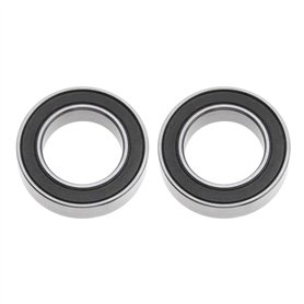 The Lord of The Tools 2pcs 17287-2RS Roulements à Billes à Gorge Profonde 17x28x7mm en Acier avec Couvercles Scellés Noir pour C