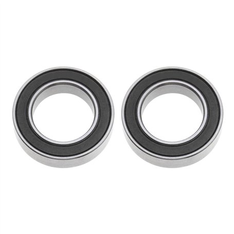 The Lord of The Tools 2pcs 17287-2RS Roulements à Billes à Gorge Profonde 17x28x7mm en Acier avec Couvercles Scellés Noir pour C