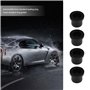 The Lord of the Tools 8pcs Capot Avant Badge Emblème Cocarde 51141807495 en Caoutchouc Compatible avec E60 E61 E46 E30 E90 E91 E