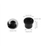 The Lord of the Tools 8pcs Capot Avant Badge Emblème Cocarde 51141807495 en Caoutchouc Compatible avec E60 E61 E46 E30 E90 E91 E