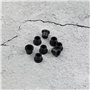 The Lord of the Tools 8pcs Capot Avant Badge Emblème Cocarde 51141807495 en Caoutchouc Compatible avec E60 E61 E46 E30 E90 E91 E