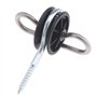 Be In Your Mind 20pcs Isolateurs de Poignée Double œillets Ancre pour Clôture Électrique Basse Impédance