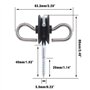Be In Your Mind 20pcs Isolateurs de Poignée Double œillets Ancre pour Clôture Électrique Basse Impédance
