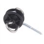 Be In Your Mind 20pcs Isolateurs de Poignée Double œillets Ancre pour Clôture Électrique Basse Impédance