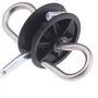 Be In Your Mind 20pcs Isolateurs de Poignée Double œillets Ancre pour Clôture Électrique Basse Impédance