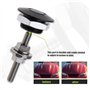 Be In Your Mind 2x Loquet à Dégagement Rapide 30mm Mini Capot Clip Kit Bouton Poussoir en Alliage d'aluminium pour Voiture Pare-