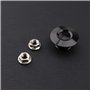 Be In Your Mind 2x Loquet à Dégagement Rapide 30mm Mini Capot Clip Kit Bouton Poussoir en Alliage d'aluminium pour Voiture Pare-