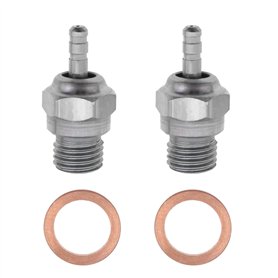 be in your mind 2X Bougies de Préchauffage à Étincelle RC N4 avec Rondelle en Cuivre pour Voiture RC 1/10