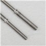 Lot de 2 vis filetées à double extrémité M6 à M8 en acier inoxydable 304 pour fixation de colonnes structurelles.