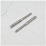Lot de 2 vis filetées à double extrémité M6 à M8 en acier inoxydable 304 pour fixation de colonnes structurelles.
