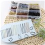 alwaiiz 420 Pièces Épingle à Cheveux, Inclure 160 Pince Chignon + 160 Epingle a Cheveux en U + 100 Petit Elastique Cheveux, Onde
