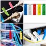 TOKSEO Etiquettes d câble, 600 pièces Etiquettes de câble, autocollantes, étanches, résistantes à la déchirure Etiquettes de câb