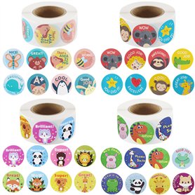 TOKSEO Lot de 2 000 autocollants de motivation pour enfants