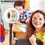 TOKSEO Lot de 2 000 autocollants de motivation pour enfants, 32 motifs animaux, 4 rouleaux d'autocollants de récompense autocoll