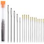 AIEX 61PCS Aiguilles à Coudre Auto-Enfilantes Aiguilles Aveugles 36pcs Aiguilles à Main En 3 Tailles Et 25pcs Aiguilles à Coudre