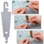 AIEX 28pcs Aiguilles à Coudre à la Main Big Eye Grandes Aiguilles à Coudre dans Un Tube Transparent Ensemble D'aiguilles de Remb