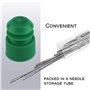 AIEX 28pcs Aiguilles à Coudre à la Main Big Eye Grandes Aiguilles à Coudre dans Un Tube Transparent Ensemble D'aiguilles de Remb