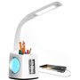 VAZILLIO 7 IN 1 LED Lampe de bureau pour enfants 10W Lampe de lecture Lampe de table Lampe de chevet avec col de cygne Écran LCD