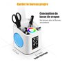 VAZILLIO 7 IN 1 LED Lampe de bureau pour enfants 10W Lampe de lecture Lampe de table Lampe de chevet avec col de cygne Écran LCD