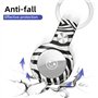 Benazcap Lot de 2 étuis en Cuir synthétique pour localisateur de clés AirTags 2021 (localisateur), Mini AirTags - Porte-clés Rig