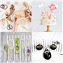 Xinzistar Fleur Sechees Naturel, Fleurs Sechees Blanche Vraies Fleurs Séchées Fleurs Pressées Séchées pour Scrapbooking Bougie B