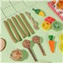 Xinzistar 17 Pcs Jouet pour Lapin, Accessoire Lapin, pour Jouets à Mâcher de Cochon d'Inde Hamster Chinchilla Gerbille
