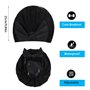 Xinzistar Bonnet de Douche Réutilisable, étanche Double Couche Bowknot Bonnet de Imperméabl Bain lastique de Bain Capuchon de Ch
