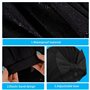 Xinzistar Bonnet de Douche Réutilisable, étanche Double Couche Bowknot Bonnet de Imperméabl Bain lastique de Bain Capuchon de Ch