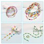 Bala&Fillic perles de rocaille 3mm Perle Noire couleur, 3600pcs/100Grammes,8/0 perles de verre pour la fabrication de bracelets,