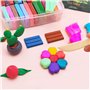 Artecho Sculpey Argile polymère, 50 couleurs d'argile à modeler pour enfants, kit de fabrication de boucles d'oreilles de Noël a