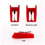 Luter 2 Pièces Tourne Disque Aiguille Tourne Disque Aiguilles Tourne-Disque Stylet Remplacement Saphir Diamant Platine Vinyle po