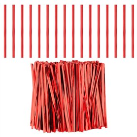 LUTER 750 Pièces 10cm Liens Torsadés Métalliques