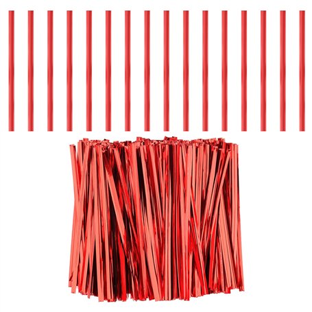 LUTER 750 Pièces 10cm Liens Torsadés Métalliques