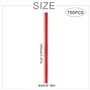 LUTER 750 Pièces 10cm Liens Torsadés Métalliques, Twist Ties pour Sacs de Café Sacs de Bonbons Collations Gâteaux Articles de Fê